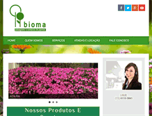 Tablet Screenshot of biomapaisagismo.com.br
